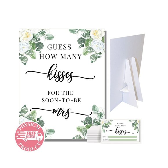 Bridal Shower Games - Wedding Shower Games - Bachelorette Games - Decorations - Picture 1 of 4